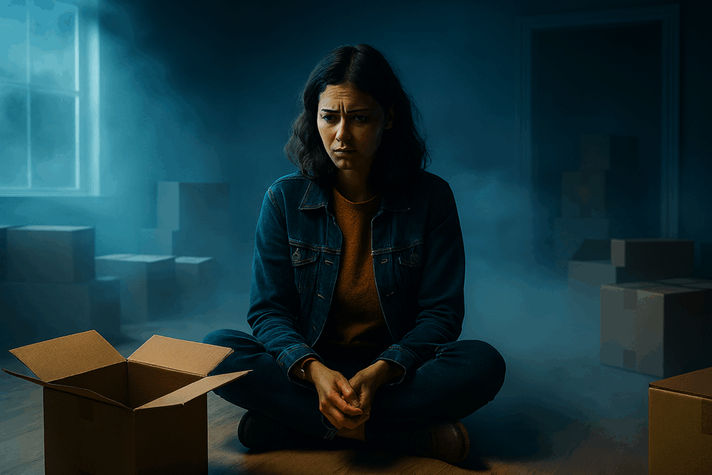 引っ越しが間に合わない・失敗する夢が不安や迷いを示す意味の説明画像