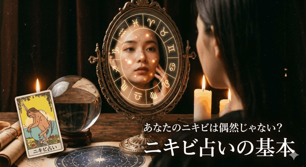 あなたのニキビは偶然じゃない？ニキビ占いの基本