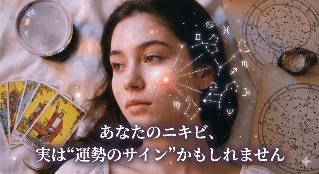 あなたのニキビ、実は“運勢のサイン”かもしれません