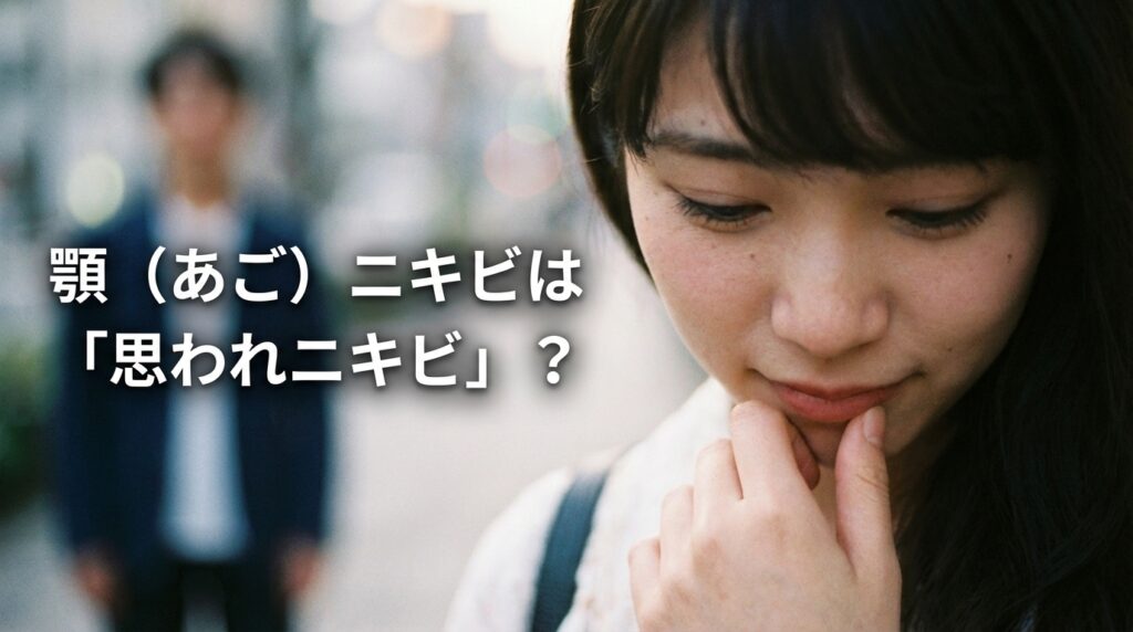 顎（あご）ニキビは「思われニキビ」？