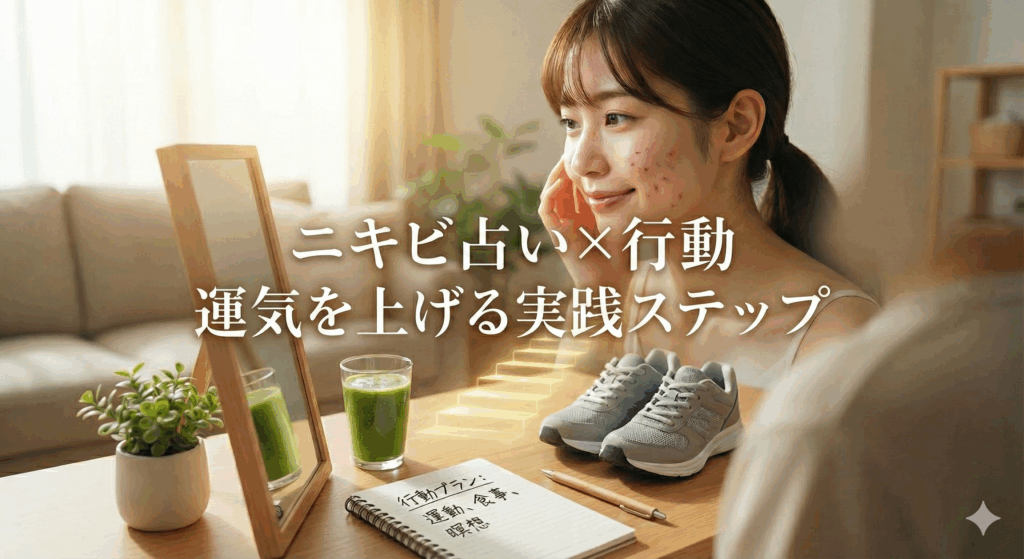 ニキビ占い×行動｜運気を上げる実践ステップ
