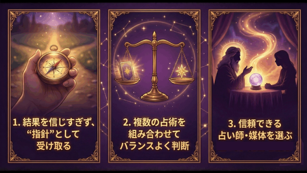 占いを上手に活用するための3つのコツ
