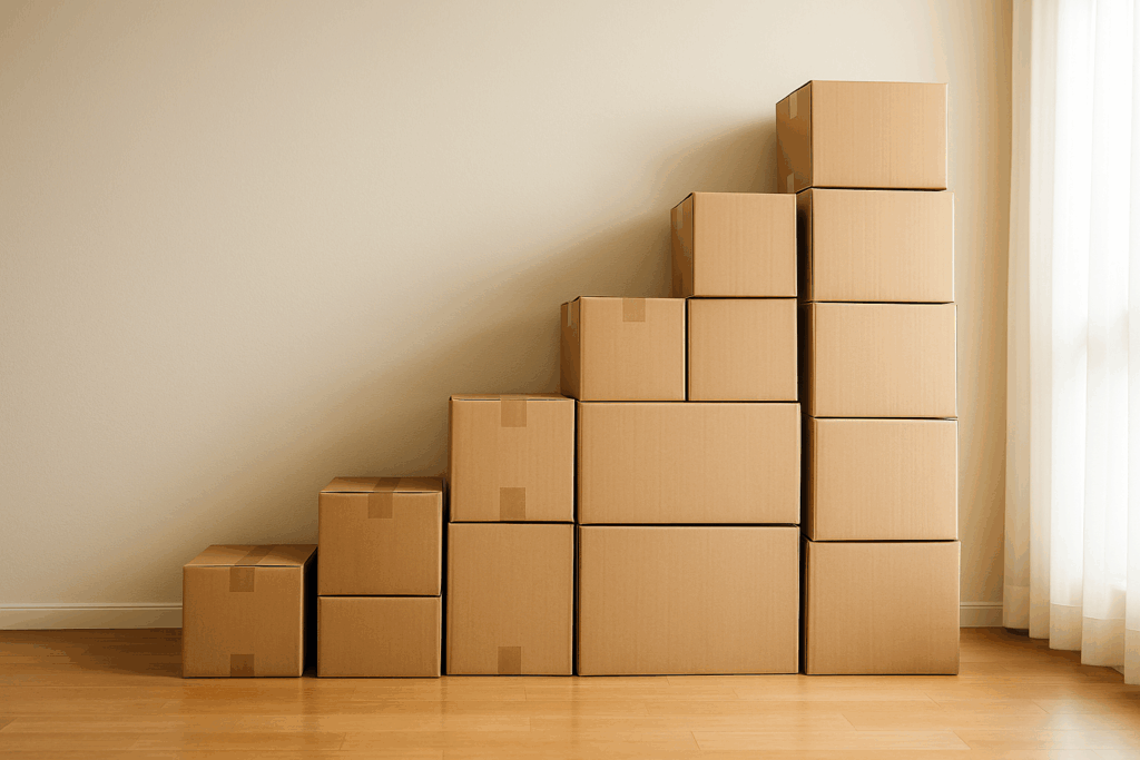 荷造りしている夢が変化への心の準備を象徴する意味を説明するイメージ