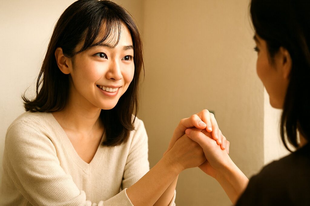 夢占い 手を握る 相手別で異なる意味を表す画像