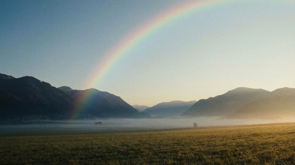 虹の夢が示す基本的な意味｜希望や転機を象徴する夢占いイメージ