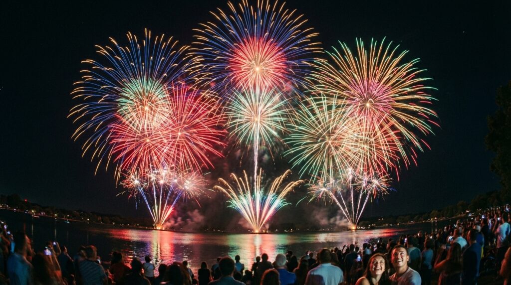 花火の夢の基本的な意味｜一瞬の輝きや感情の高まりを象徴する夢占いイメージ