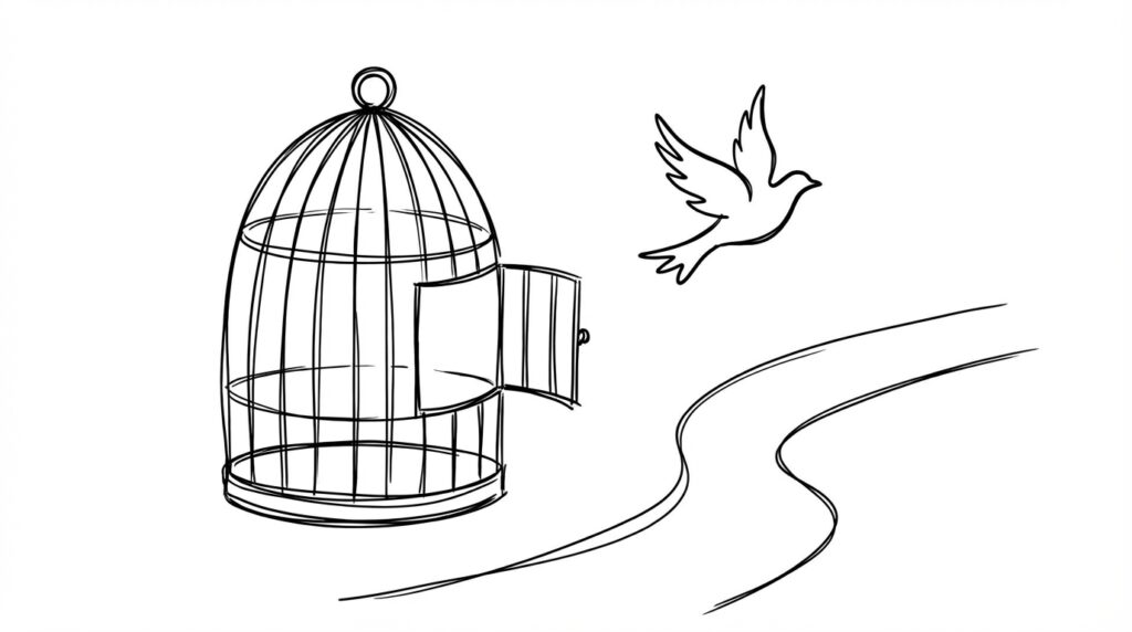 浮気の夢を見た後の心の整え方|感情を落ち着かせるためのヒントを示すイメージ