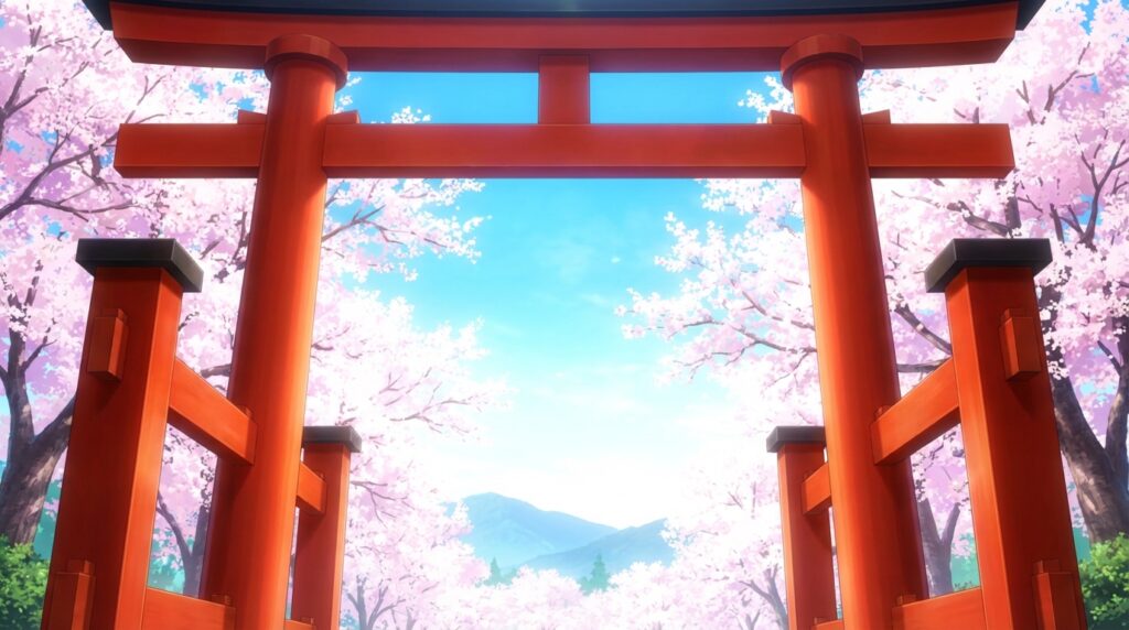 鳥居をくぐる夢の意味｜新しい段階へ進む前兆を表す夢占いイメージ