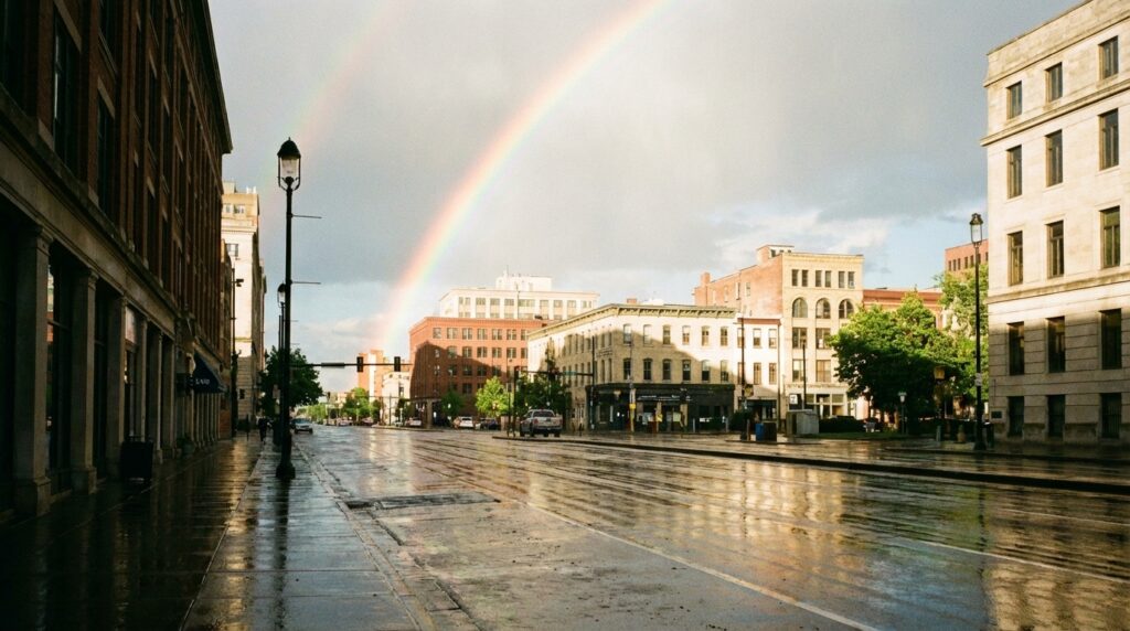 雨上がりに虹が出る夢の意味｜困難のあとに訪れる希望を象徴するイメージ