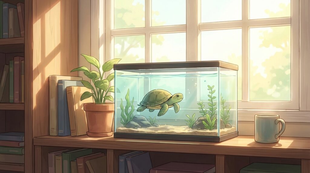 状況別にみる亀の夢の意味｜歩く・泳ぐ・捕まえる夢占いイメージ