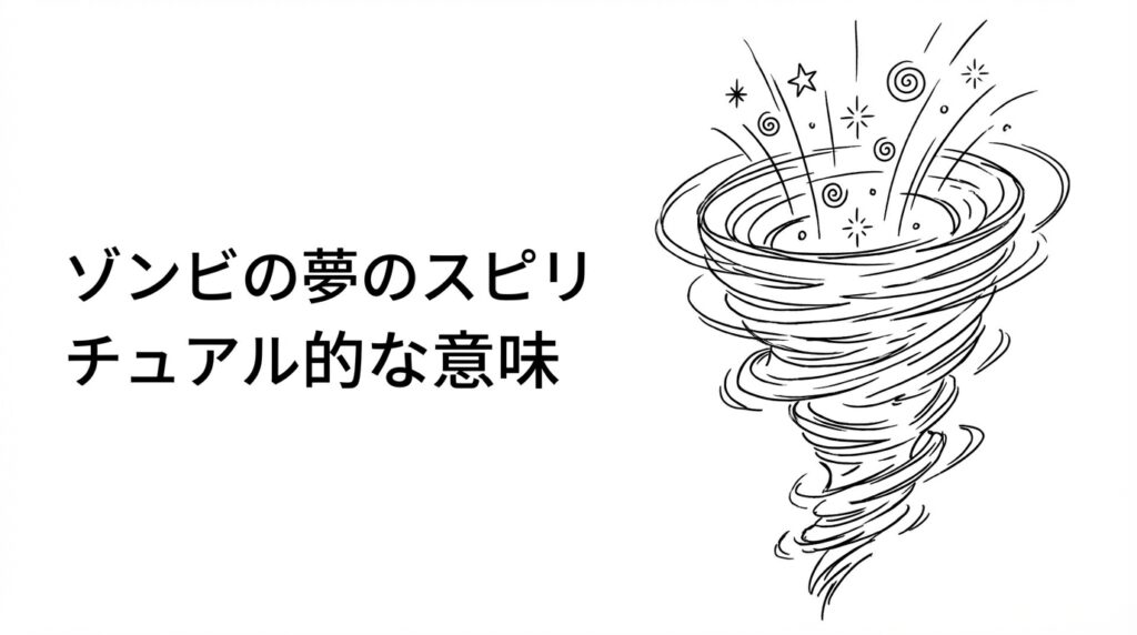 ゾンビの夢のスピリチュアル的な意味|再生や意識の切り替わりを象徴するイメージ