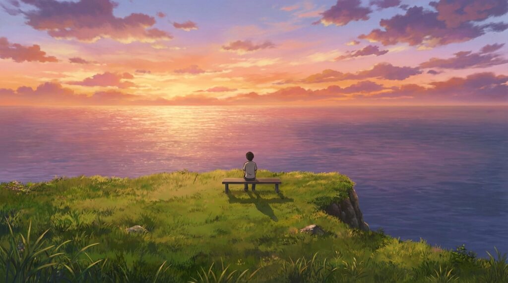 夢を現実に活かすためのヒント|海の夢から行動につなげる考え方を示すイメージ