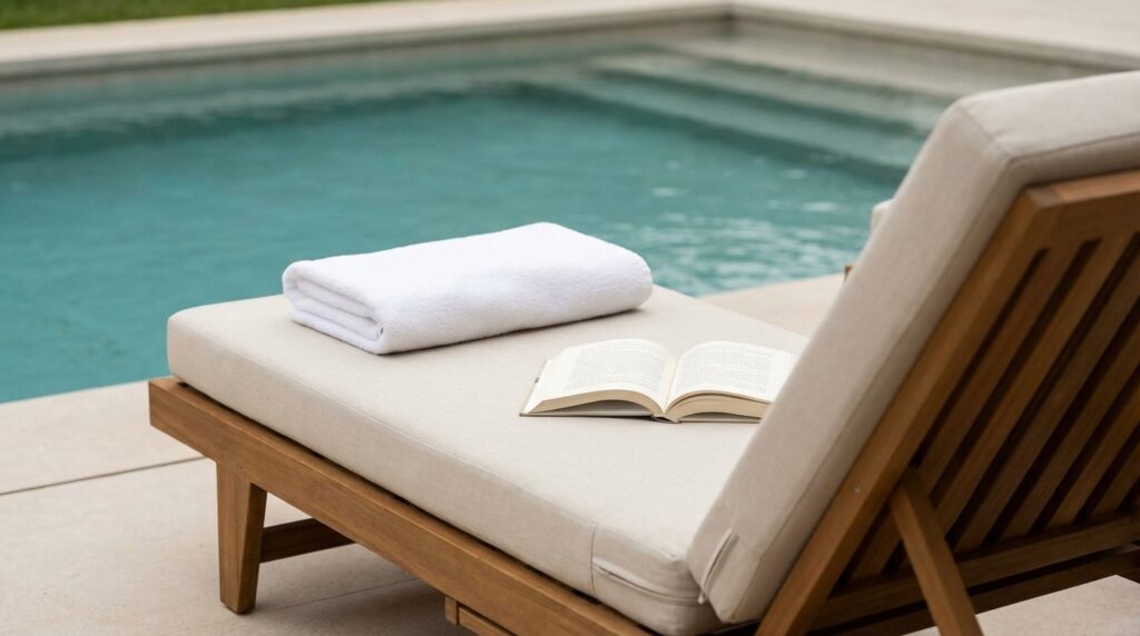 プールの夢が伝える現実的なメッセージ｜心の状態を生活に活かすためのヒントを示すイメージ